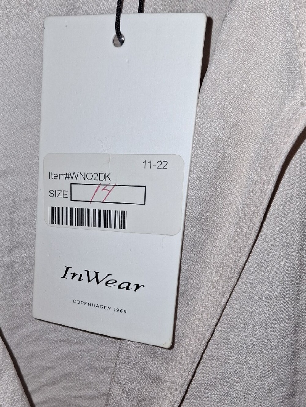 Gund Cream/Nougat Blouse with Decorative Buttons - Picture 3 of 4